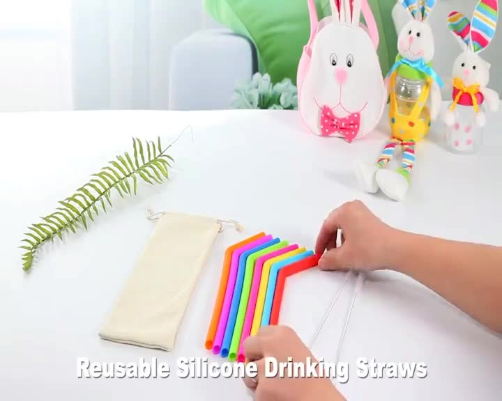 Hot Sale Practical Bar Tools Silicone Drinking Straw Set with 2 Brushes - Buy Silicone Drinking Straw, Straw Set with 2 Brushes, Bar Tools Straw Product on Alibaba.com