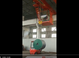 Anti-Sway Overhead Crane Lifting Steel Coil 