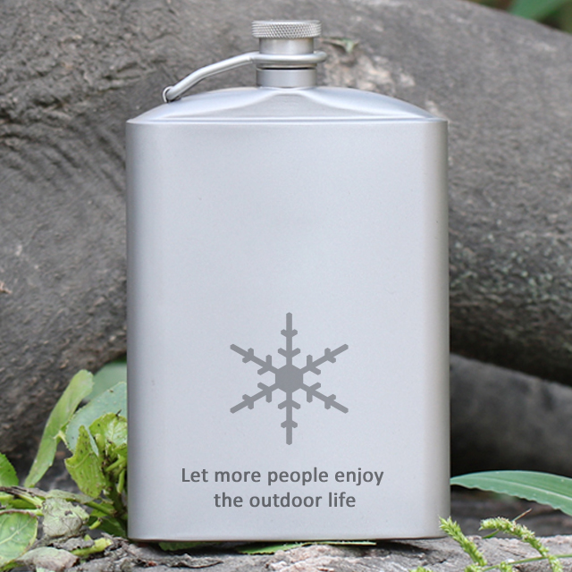 Титановая тазобедренная колба titanium hip flask