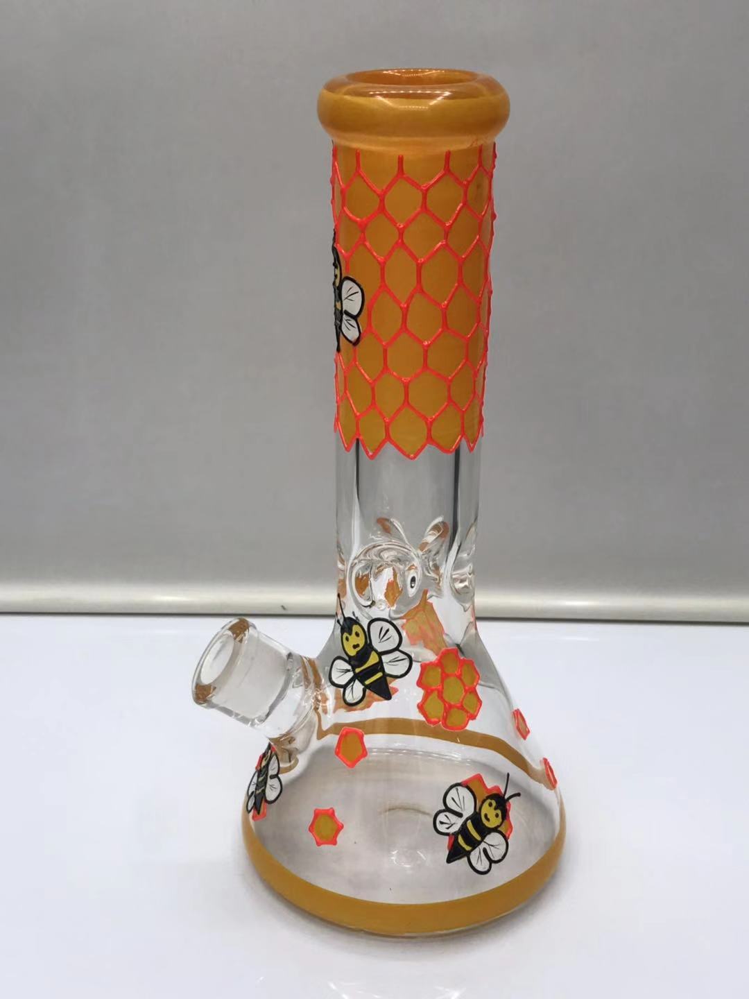 Orange beaker bottom pipe