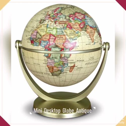 Mini globe de bureau Antique.mp4