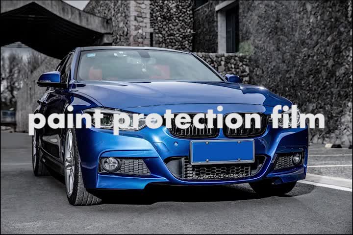 Effect drawing of paint protection film