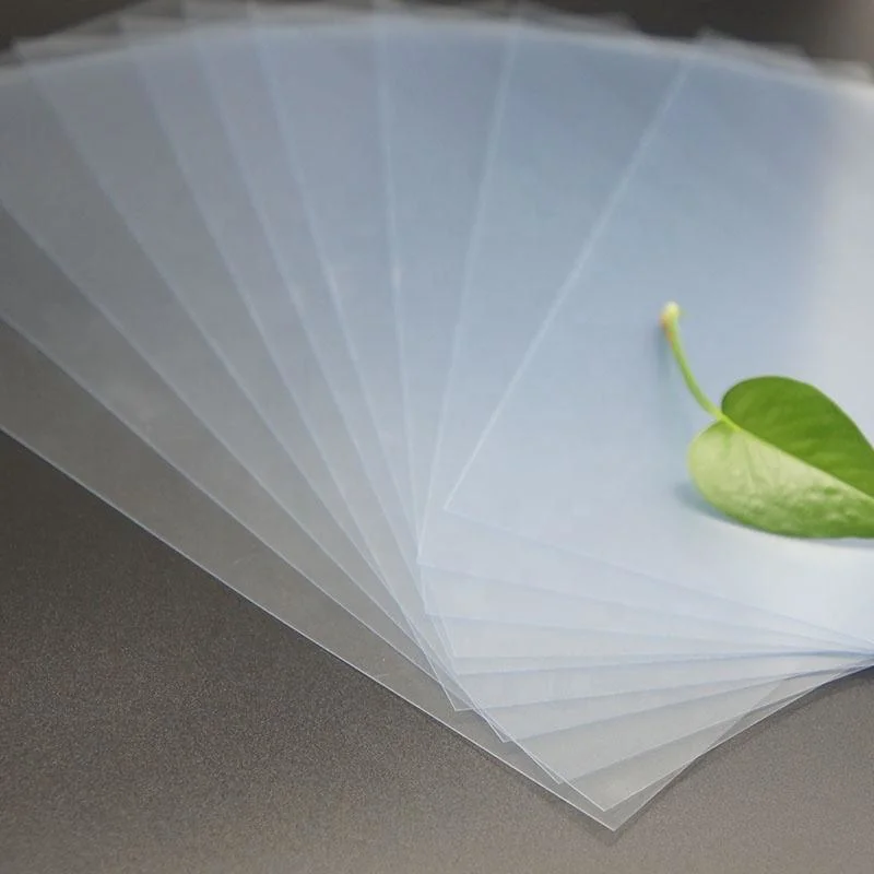 0.1t 300mm * 500m PVC Transparent Core Non Lamination Instant PVC Card Material for Inkjet Printers