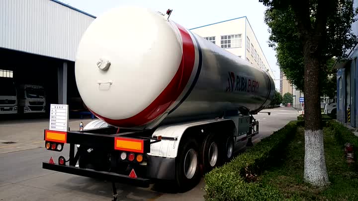 56cbm 3 trục Xe tải chở khí LPG .mp4