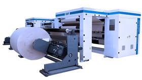 Paper Slitter Rewinders paper roll unloading