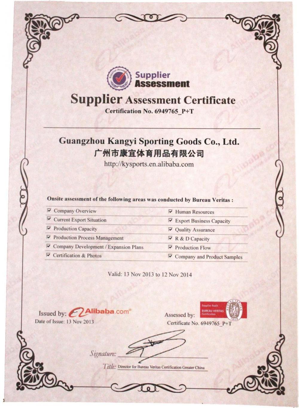 BV Certificate