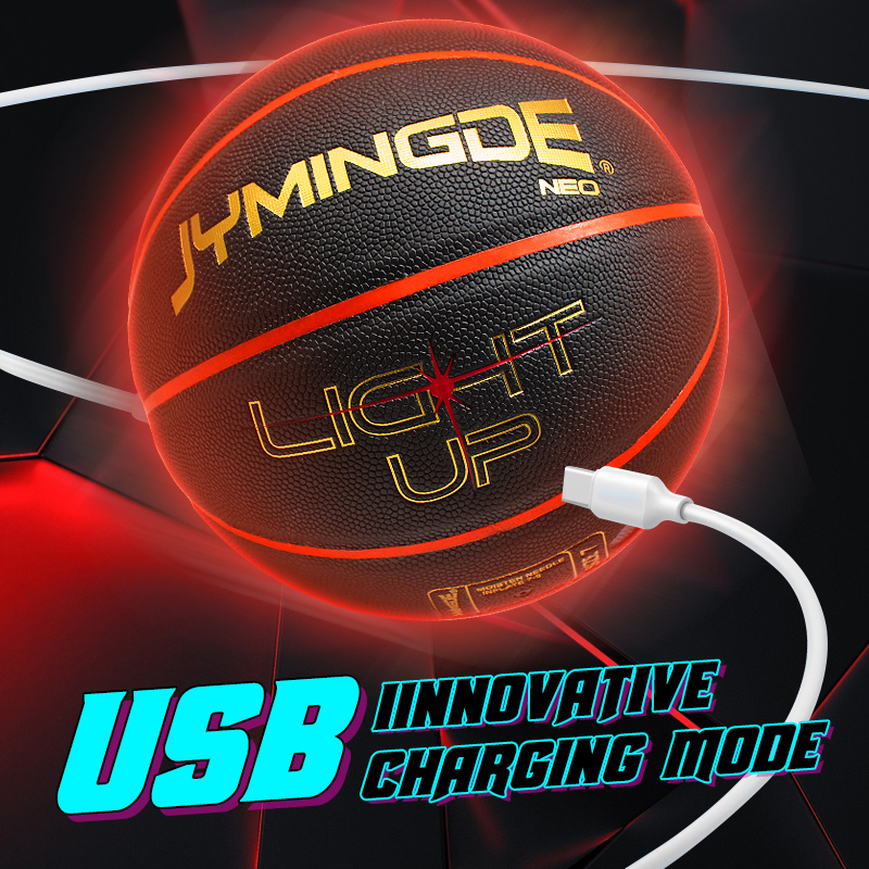 Usb Rechargeable Glow In The Dark Basketball