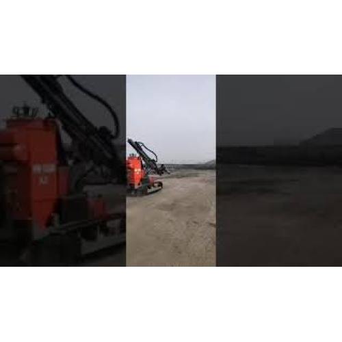 Hongwuhuan A2 rock drilling rig matching HGT550-15M diesel portable screw air compressor