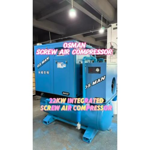 Ενσωματωμένος περιστροφικός βιδωτός αεροσυμπιεστής 22 KW