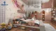 Gabinete de armario personalizado para niños rosados ​​para dormitorio