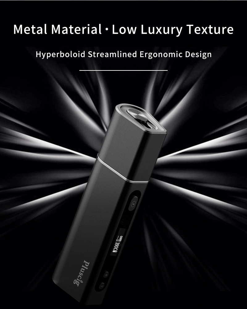 2021 Heat Not Burn Device Pluscig S9 OLED Display 3500mAh E-Cigarette තාපන උපාංගය