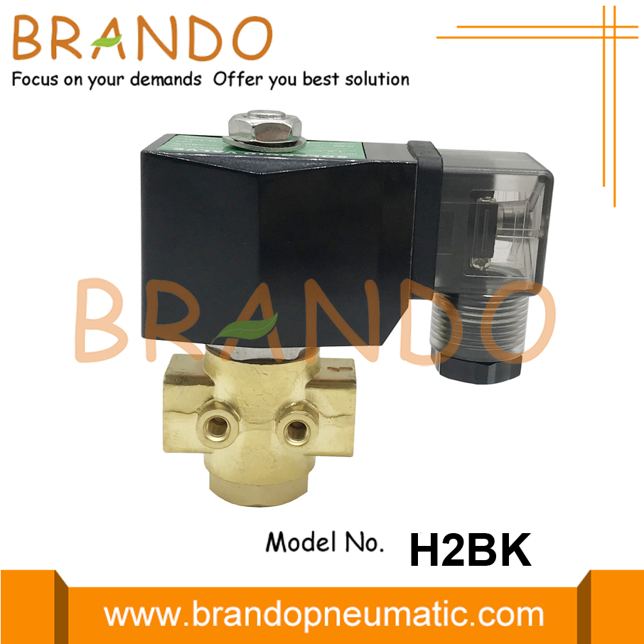 H2BK 90 Bar Normalde Açık Solenoid Valf