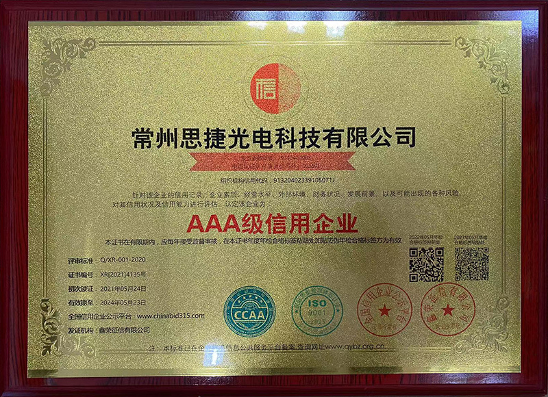 Honor Certificate