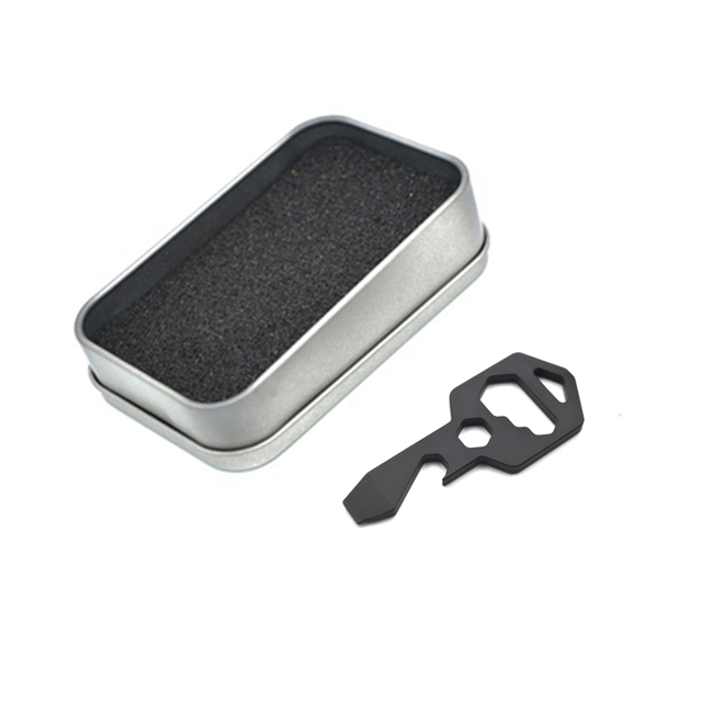 outil multi porte-clés en titane titanium keychain multi tool