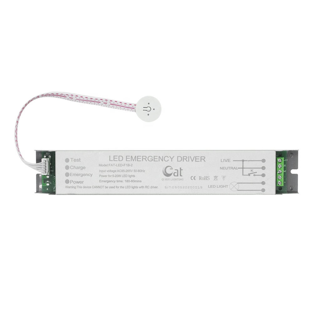 White driving power for LED emergency light