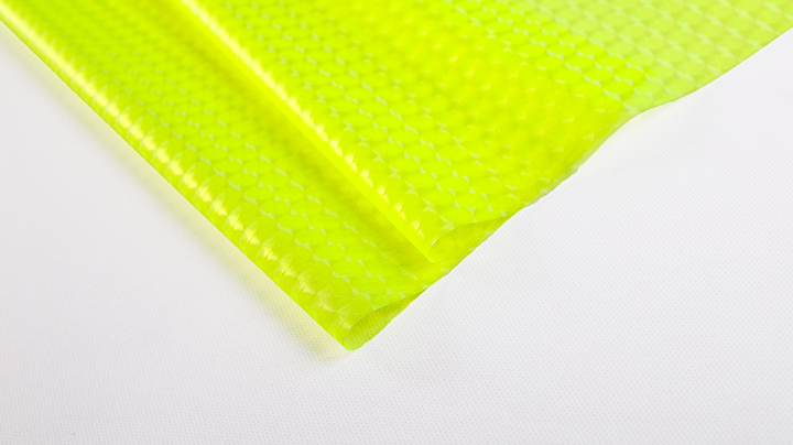 Rollo de película de PVC amarillo transparente