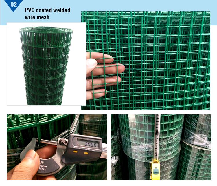 Cheap PVC coated welded wire mesh used in bird/ rabbit/ little dog cage