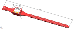 Small wireless temperature sensor