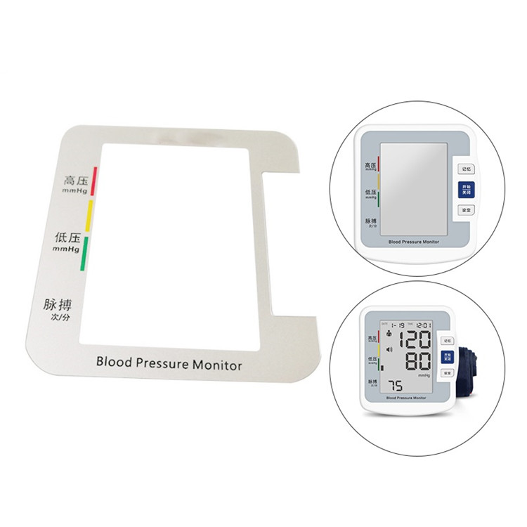 Custom MS adhesive print front control button membrane switch keyboard panel pc lexan label Graphic overlay