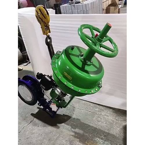 Supapă fluture cu comandă pneumatică cu diafragmă avansată pentru reglarea de precizie a debitului