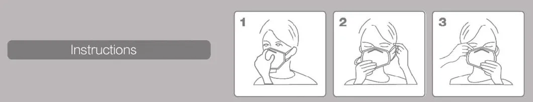 Respirateur anti-particules FFP2, KN95, masque facial N95 avec tous les certificats