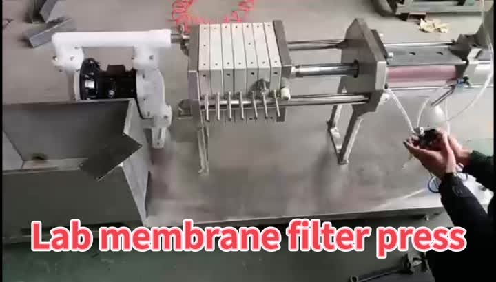 Pressões de filtro de membrana de laboratório