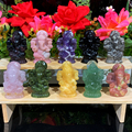 批发天然石晶雕刻定制水晶ganesha1