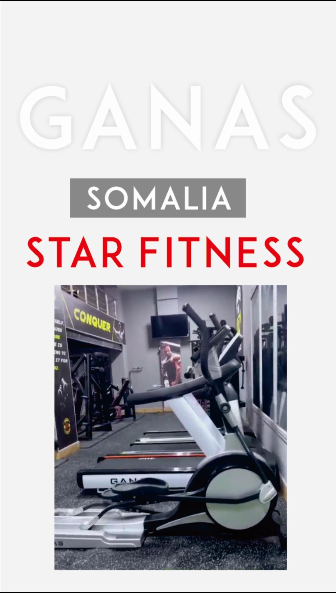 Caso de ginástica de 237 metros quadrados da Somália