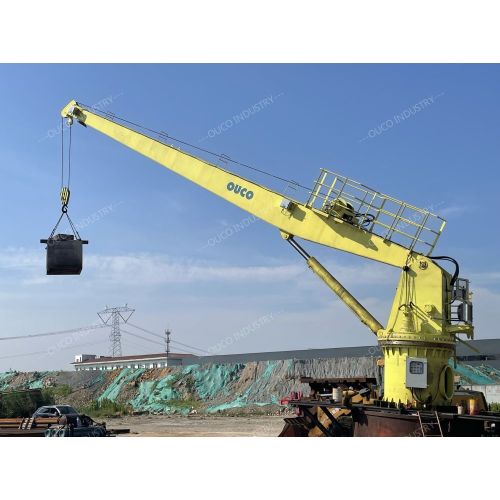 5t15M Stiff Boom Offshore Crane Shipping To Singapore!