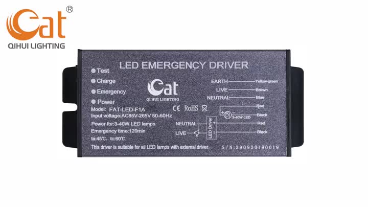 Kit d&#39;urgence LED Fat-LED-F1a