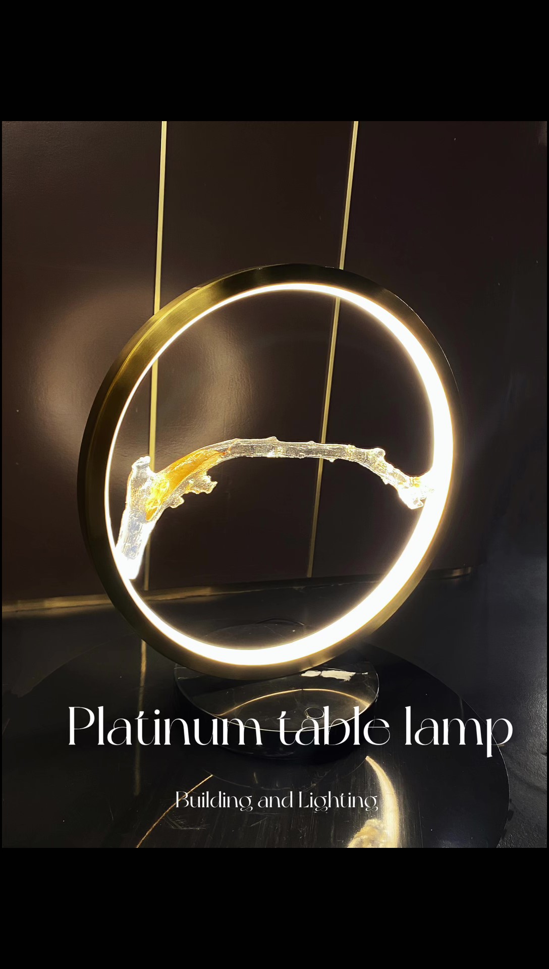 Verre de lampe de table