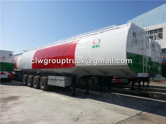 Four Axles Fuel Tank Semi Trailer