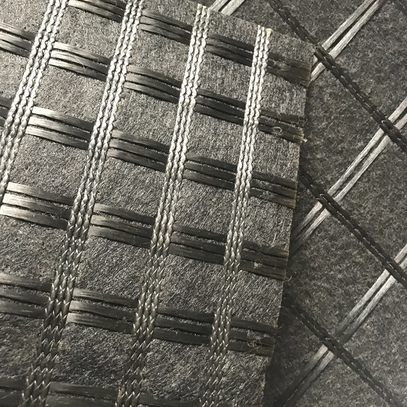 Geogrid compuesto geotextil