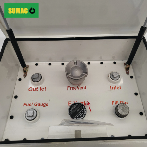 Top Connections of Diesel Tank 2000 Liter