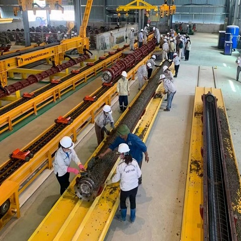 PHC Planta de pilotes hilados en Vietnam