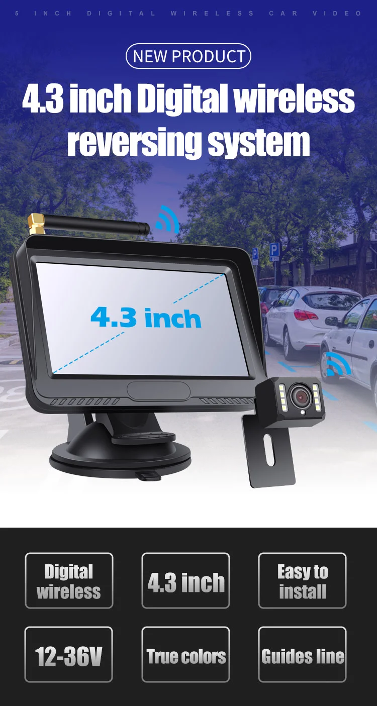 Reverse Parking Camera with Night Vision