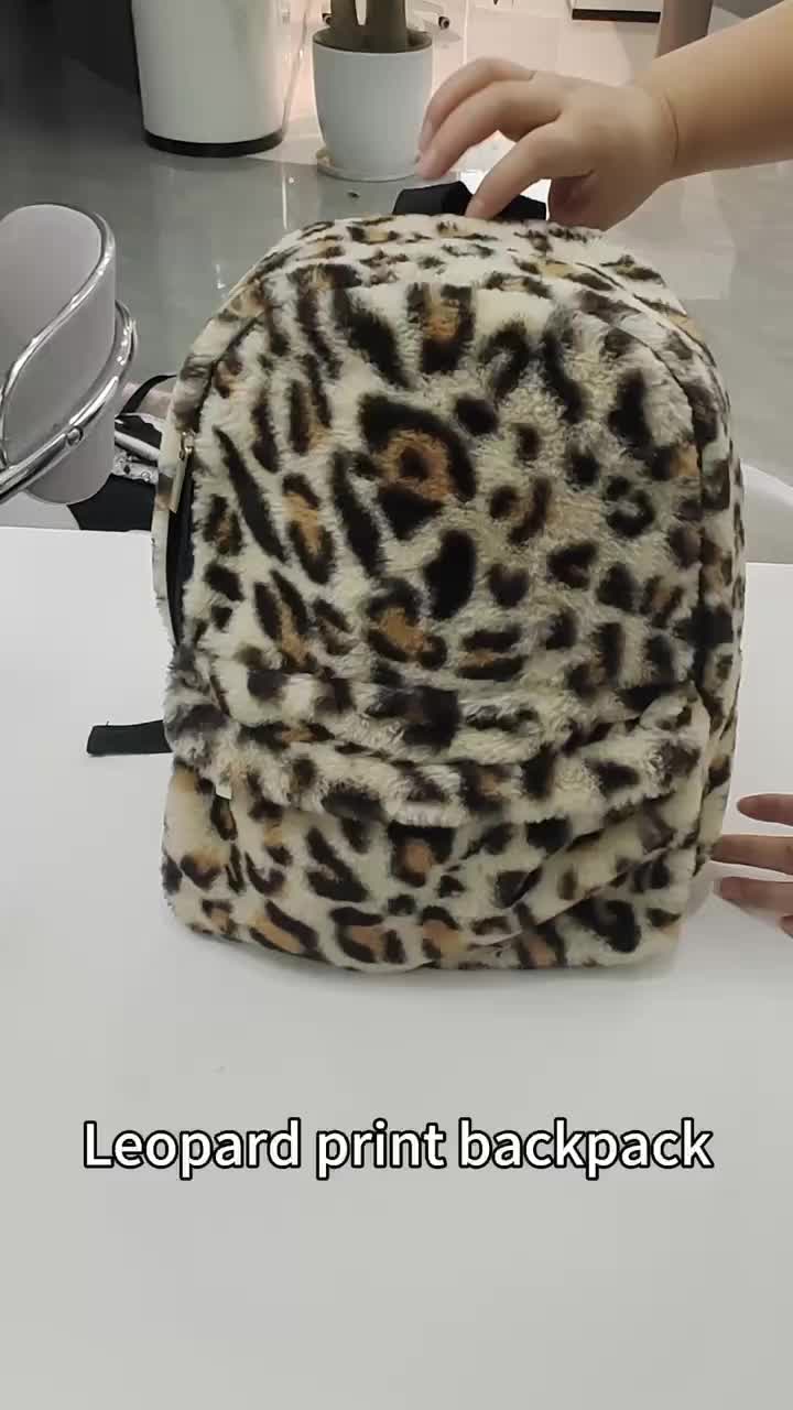 Plush children's backpack