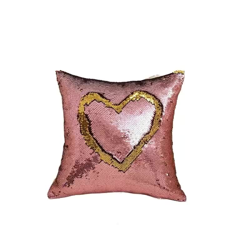 sequin pillow