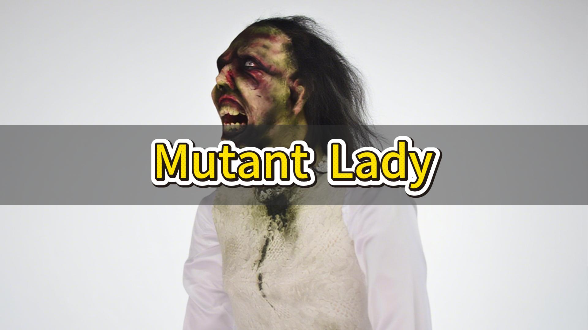 Haunted House House Props Mutant Lady