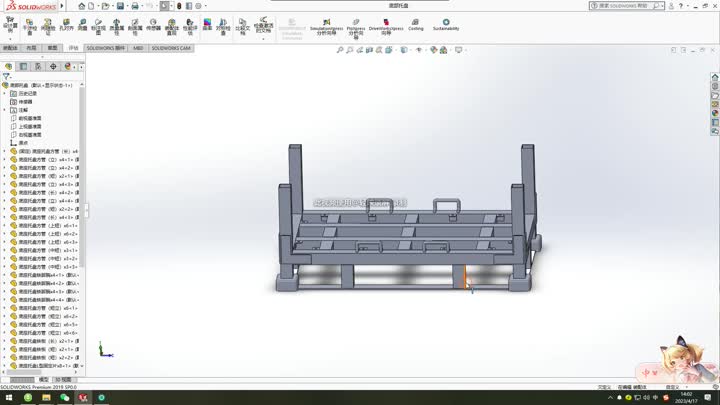 Steel stacking pallet