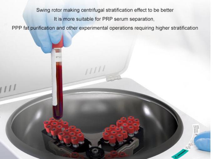 Lab Centrifuge 5,500rpm horizontal rotor Talble top LCD Display L-500