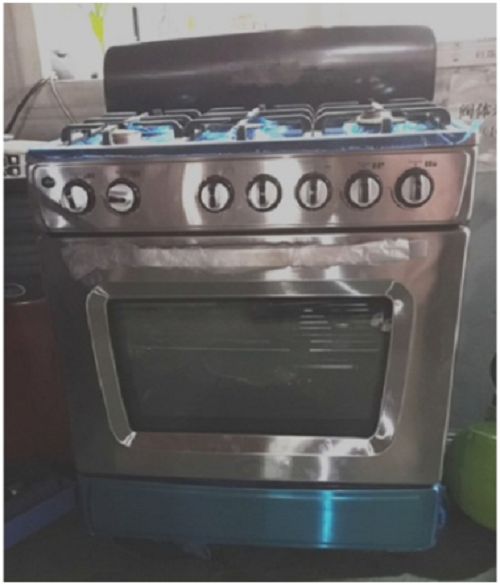 Standing Gas with Burner Grill for Kitchen Restaur