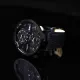 OULM 48mm 빅 다이얼 가죽 시계 쿼츠 남성 스포츠 럭셔리 캐주얼 손목 시계 작은 3 다이얼 독특한 디자인 패션 시계