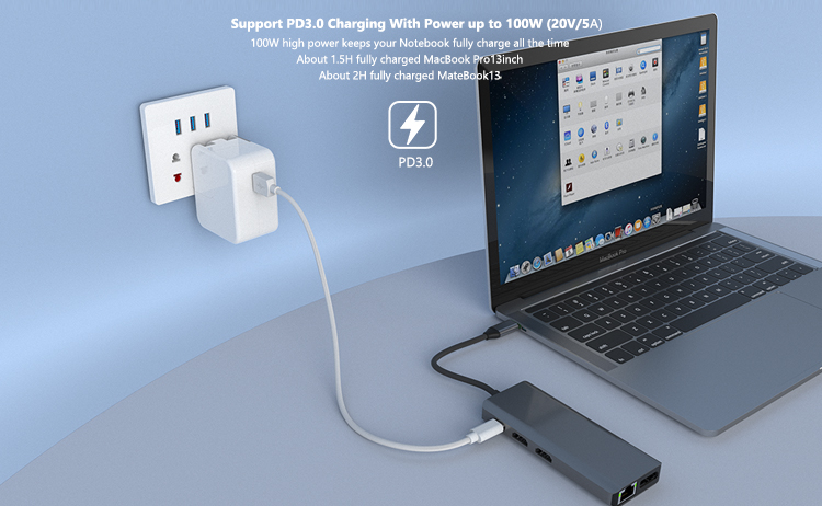 USB 2.0 Hub For USB Hub Multiport Adapter