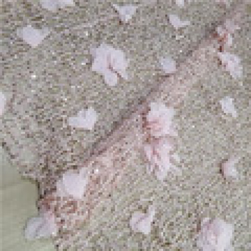 2024 Nouveau tissu en dentelle brodé 3D broderie tissu en dentelle Tissure de fantaisie pour robe de fête1
