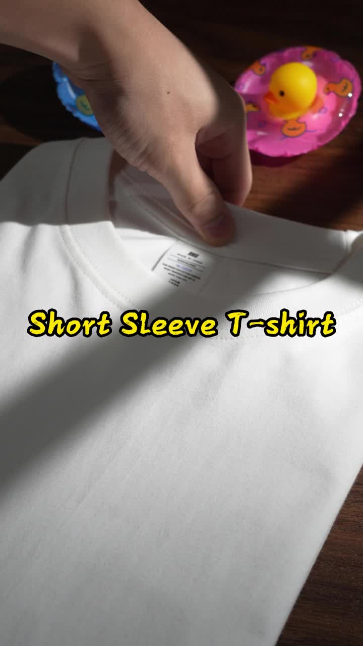 Trendy short-sleeved loose men's T-shirt