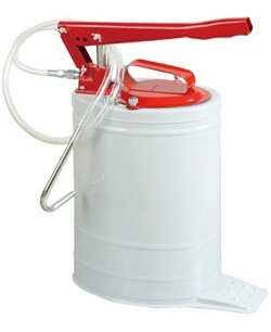 High Pressure Air Operated Grease Dispenser Pneumatic Lubricator Bucket Pump - 12L Compressor Oiler