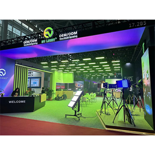 Newest IP65 studio panel at GET show 2024 Guangzhou, China