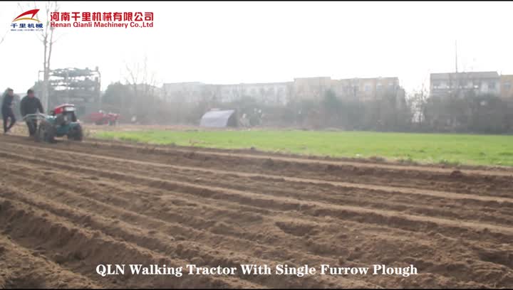  QLN Walking Tractor With Single Furrow Plough