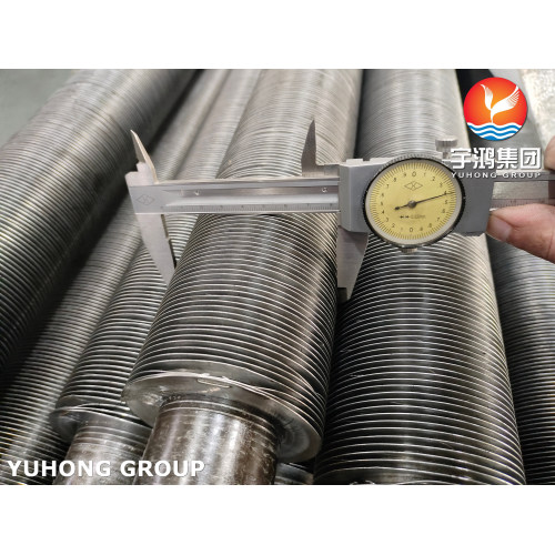 Yuhong Group 23048 ASTM A179 + Tubo de aleta incrustada de aluminio --3600 PCS